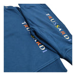 TRUSSARDI completo 2pz felpa-pantalone tinta unita Blu per Neonato TIA24121CFNX BLU TRUSSARDI 