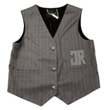 JOHN RICHMOND gilet tinta unita cn brillantini Grigio per Bambina RGA25175GT GRIGIO JOHN RICHMOND 