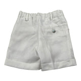 Paio Crippa Bermuda Tinta Unita con Girovita Regolabile per Bambino BOSSO BIANCO PAIO CRIPPA 