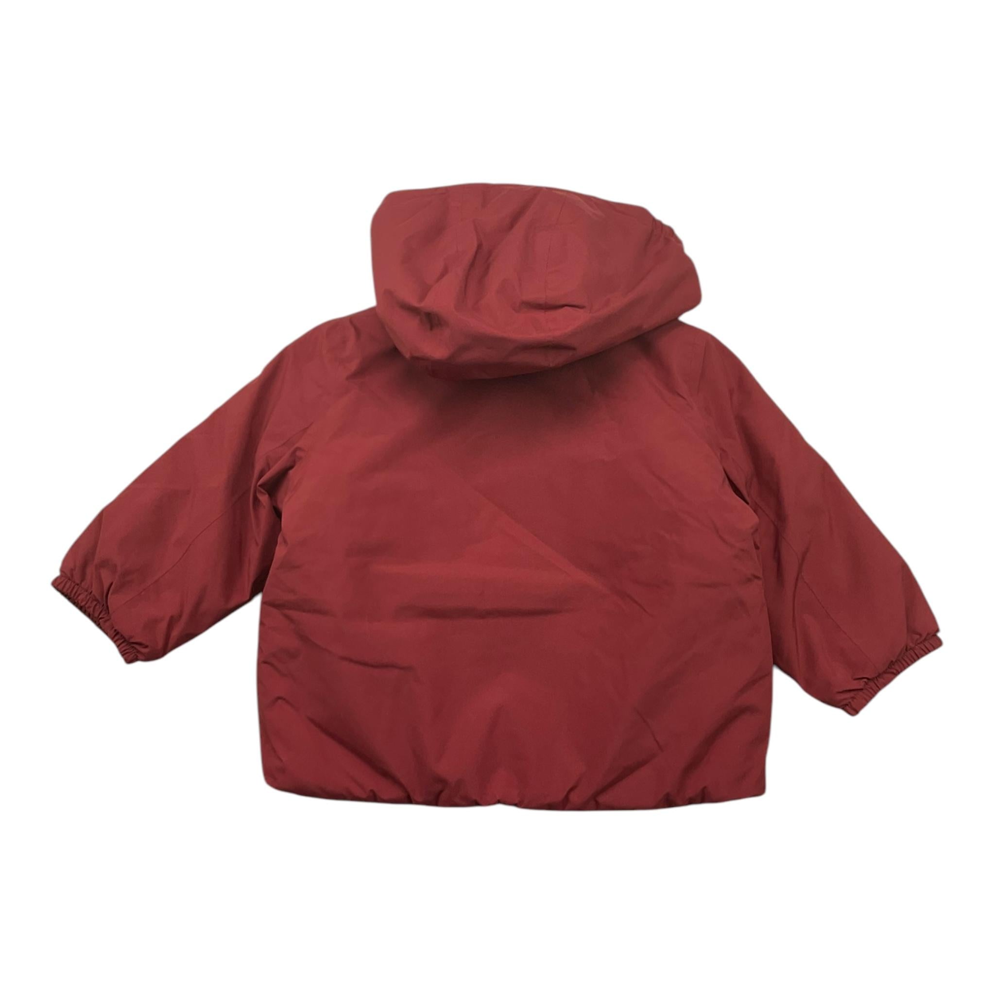 K-WAY giubbino tinta unita con cappuccio Bordeaux per Neonato K4137VWXX BORDEAUX K-WAY 