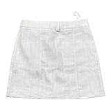 Jijil Gonna tinta unita con Tasconi Bianco per Bambina JJE23GO034 BIANCO JIJIL 