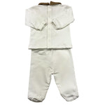 LE BEBE' completo 2 pezzi shirt-ghettina tinta unita Panna per Neonato LBB4665 PANNA LE BEBE' 