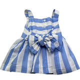 Le Bebe Camicia Giromanica Fantasia A Righe per Neonata LBG6430 BIANCO/AZZURRO LE BEBE 