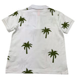 Sun68 Polo Mezza Manica Tinta Unita con Stampa per Bambino CPA35342 BIANCO SUN68 