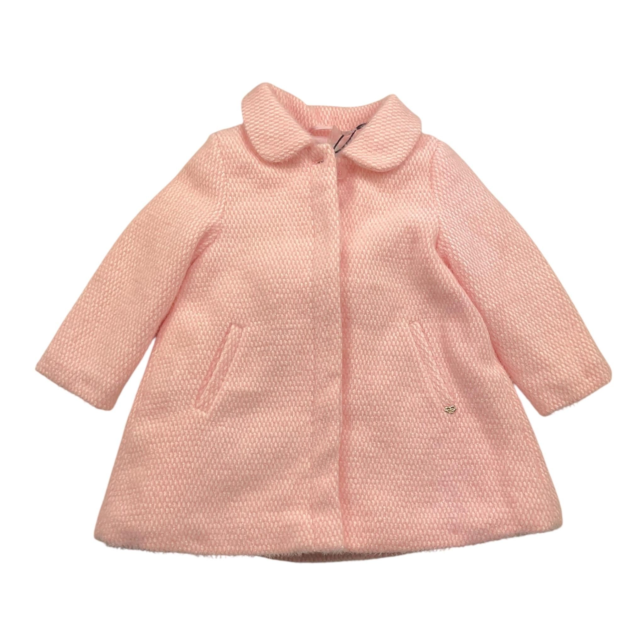 SARABANDA cappotto tinta unita con bottoni Rosa per Bambina 0A286 ROSA SARABANDA 