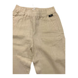 Aspesi Solid Color Pants With Elastic Waist Beige For Boys