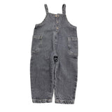 PLAY UP salopette in denim tinta unita Nero per Neonata PA011AP11503 NERO PLAY UP 