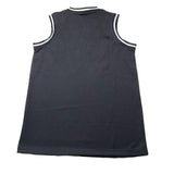 Diadora Solid Color Crew Neck Tank Top With Black Logo Print For Boys