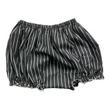 Dou Dou Culotte Solid Color Striped Pattern Gray For Baby Girl
