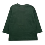 TRUSSARDI shirt girocollo tinta unita con stampa in contrasto Verde per Neonato TIA25140TS VERDE TRUSSARDI 