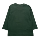 TRUSSARDI shirt girocollo tinta unita con stampa in contrasto Verde per Neonato TIA25140TS VERDE TRUSSARDI 