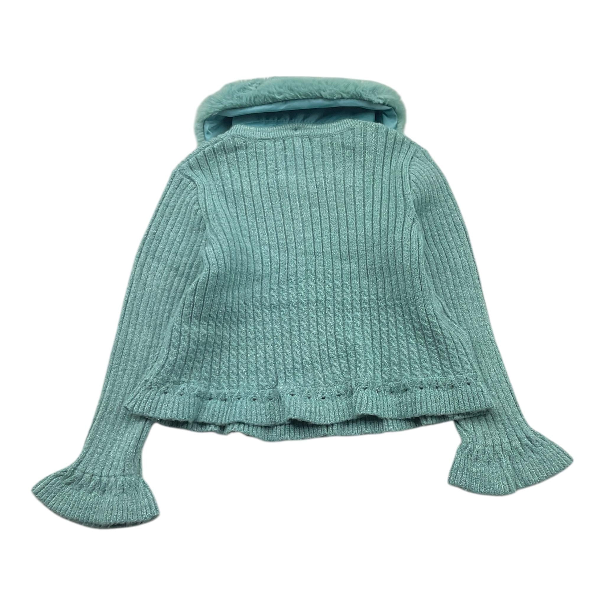 MAYORAL cardigan tinta unita con colletto rimovibile Verde per Bambina 4362 VERDE MAYORAL 
