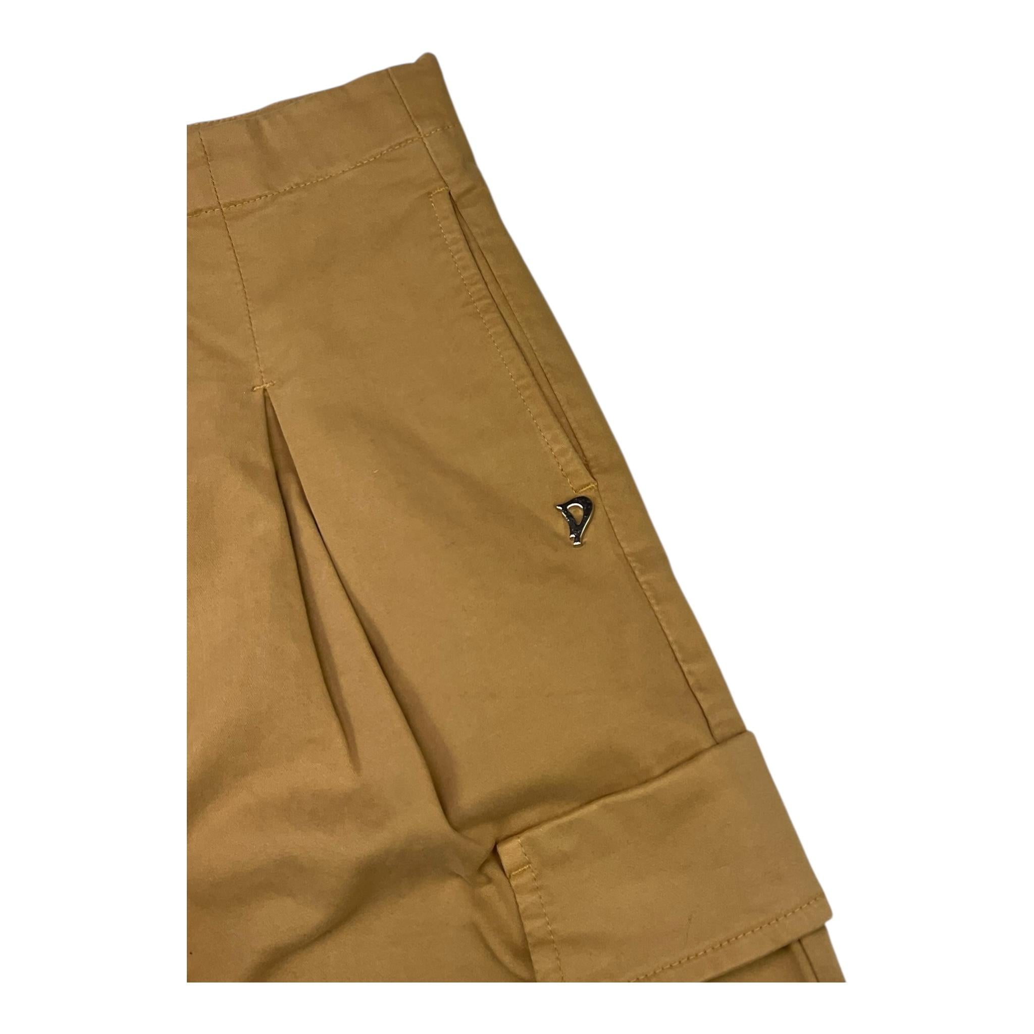 DONDUP pantalone tinta unita con tasche a filo Beige per Bambino DFPA007 BEIGE DONDUP 