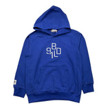 Yours Blue Solid Color Hooded Sweatshirt For Boys