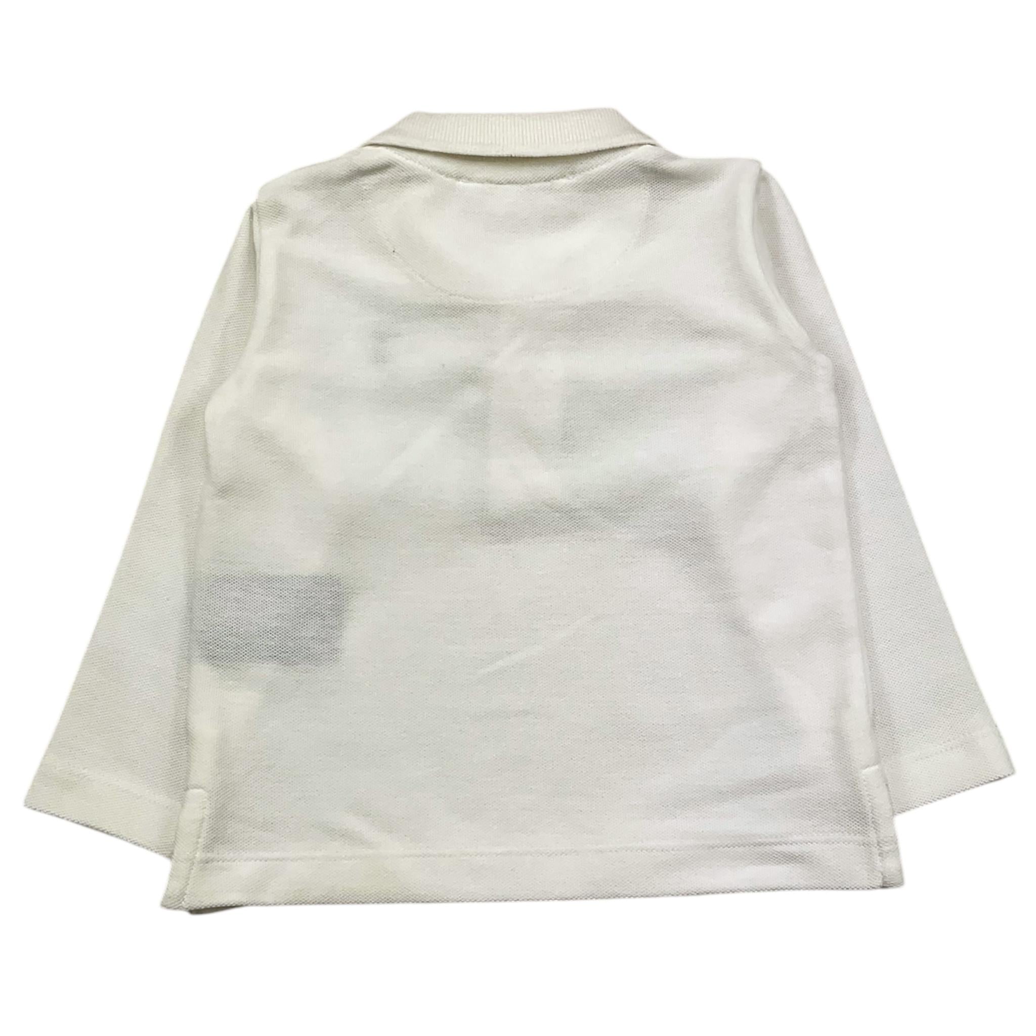 TRUSSARDI polo manica lunga tinta unita Bianco per Neonato TIA25022PO BIANCO TRUSSARDI 