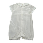 Aletta Pagliaccetto Tinta Unita con Bottoni per Neonato MA22027 PANNA ALETTA 