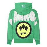 Barrow Kids Green Printed Plain Hoodie For Boys