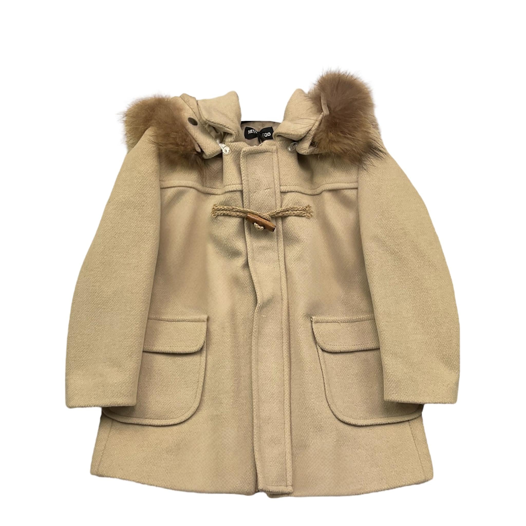 NEVER TOO cappotto tinta unita con cappuccio Beige per Bambino NT2180BX BEIGE NEVER TOO 