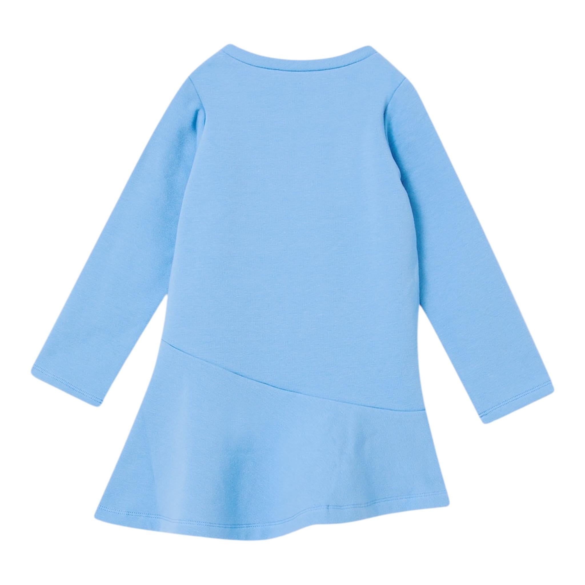 LIU JO shirt girocollo tinta unita con stampa Azzurro per Neonata KF4070N AZZURRO LIU JO 