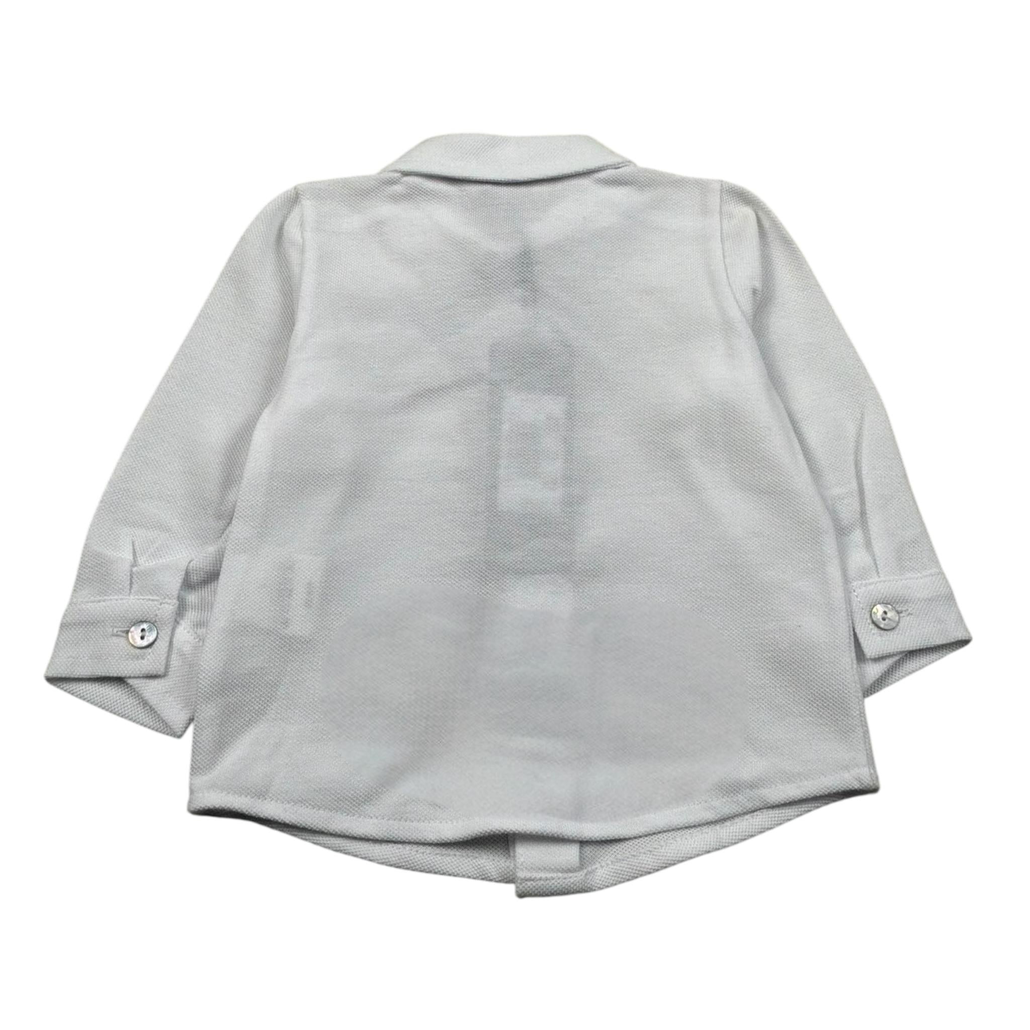 J.O. Milano Camicia Manica Lunga tinta unita Bianco per Neonato 576Z7 BIANCO J.O. MILANO 