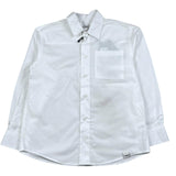 Paolo Pecora Camicia Manica Lunga Tinta Unita per Bambino PP4344 BIANCO PAOLO PECORA 