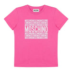 Moschino T-Shirt Girocollo Tinta Unita con Stampa per Neonata M9M032 ROSA MOSCHINO 