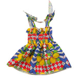 Mijolica Top Solid Color With Multicolor Pattern Multicolor For Baby Girl