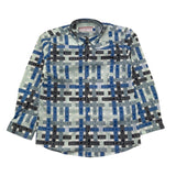 Cesare Paciotti Multicolor Shirt Logo Long Sleeve Light Blue for Kids