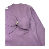 FUN & FUN maglia girocollo tinta unita con fiocco Lilla per Bambina FCJSW12429 LILLA FUN & FUN 