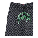 Sprayground Bermuda Bicolore con Fantasia A Quadri per Bambino SPY1043 NERO SPRAYGROUND 