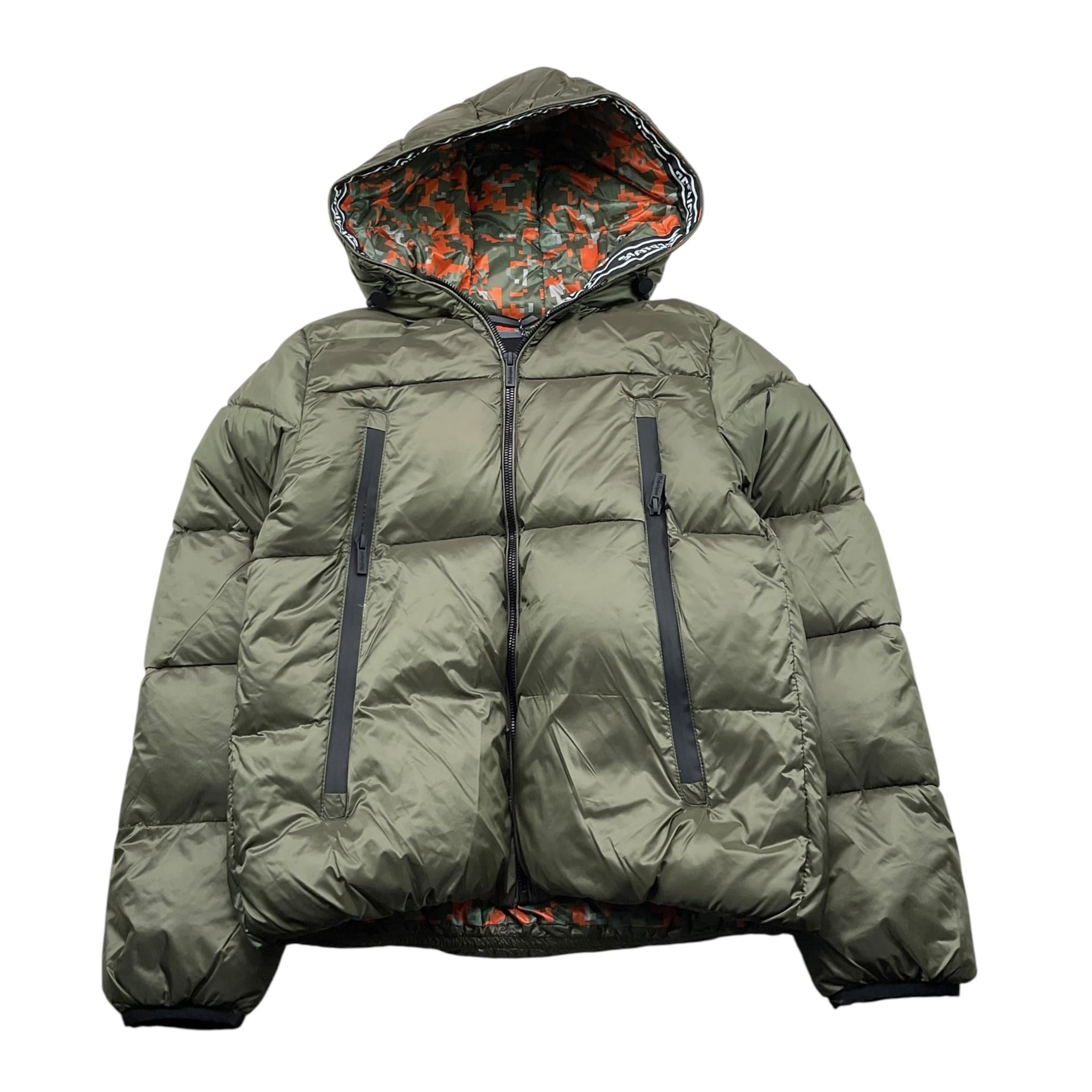 REFRIGUE giubbino tinta unita con zip e cappuccio Verde per Bambino 2831O00012X VERDE REFRIGUE 