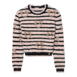 PINKO maglia tinta unita con fantasia a righe Rosa per Bambina F4PIJGJP052 ROSA PINKO 