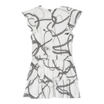 Liu Jo Abito Mezza Manica Tinta Unita con Stampe per Bambina GA3163 BIANCO LIU JO 