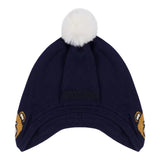 MOSCHINO cappello tinta unita con pon pon Blu per Bambino MUX04Z BLU MOSCHINO 