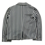 Daniele Alessandrini White/Blue Striped Jacket For Boys