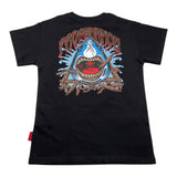 Propaganda T-Shirt Crew Neck Solid Color With Print Black For Boys
