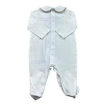 Le Bebe Tutina Manica Lunga Tinta Unita con Stampa per Neonato LBB5271 BIANCO LE BEBE 