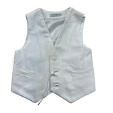 Manuel & Frank Gilet Tinta Unita per Neonato MF5312I BIANCO MANUEL & FRANK 