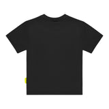 Barrow Kids Solid Color Crew Neck T-Shirt With Print Black For Boys