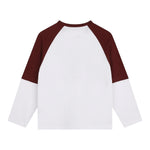 Timberland Shirt Bicolore con Stampa per Bambino T60305 BIANCO/BORDEAUX TIMBERLAND 