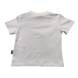 Daniele Alessandrini Solid Color Crew Neck T-Shirt With White Print For Newborn