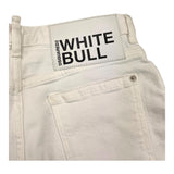 Dsquared2 Bermuda Solid Color With 5 Pockets White For Boys