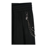 JOHN RICHMOND pantalone tinta unita con elastico in vita Nero per Bambino RBA24084PAX NERO JOHN RICHMOND 