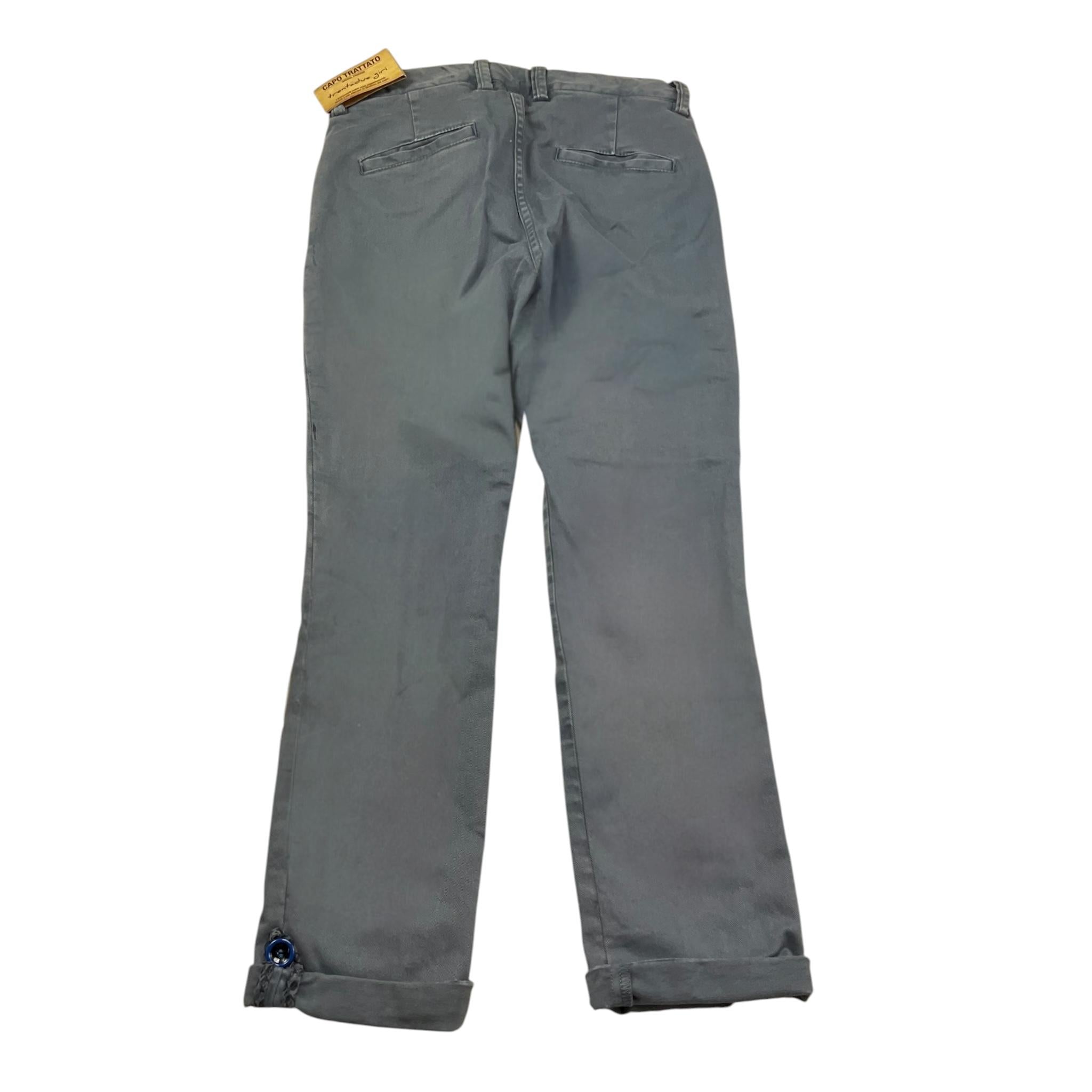 Trentadue Giri Pantalone Tinta Unita con Girovita Regolabile per Bambino P010J GRIGIO TRENTADUE GIRI 