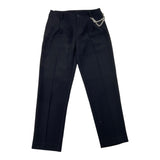 Cesare Paciotti Plain Trousers with Adjustable Waistband Black for Boys