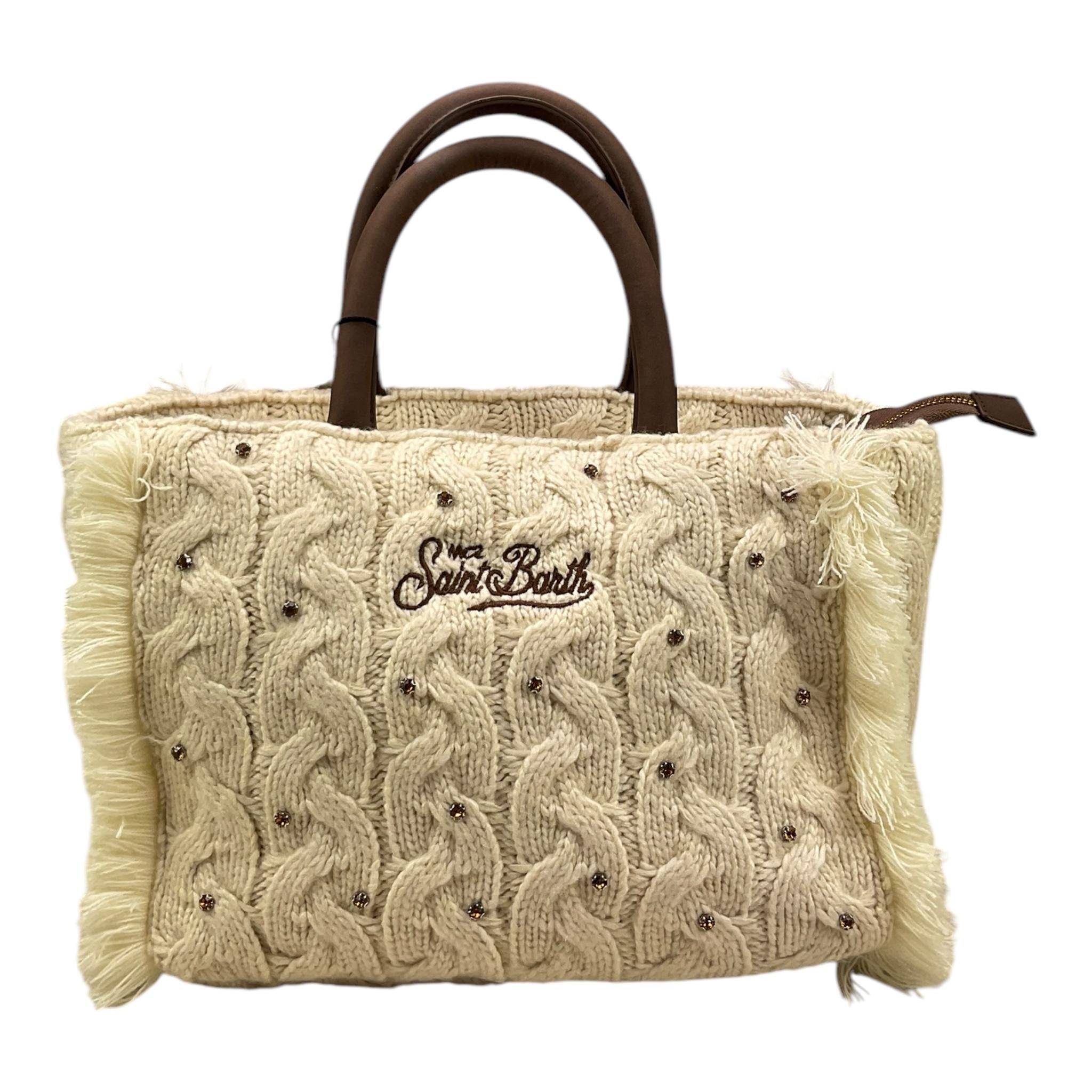 SAINT BARTH borse tinta unita in maglia Panna per Neonata COLETTEWOOL PANNA SAINT BARTH 