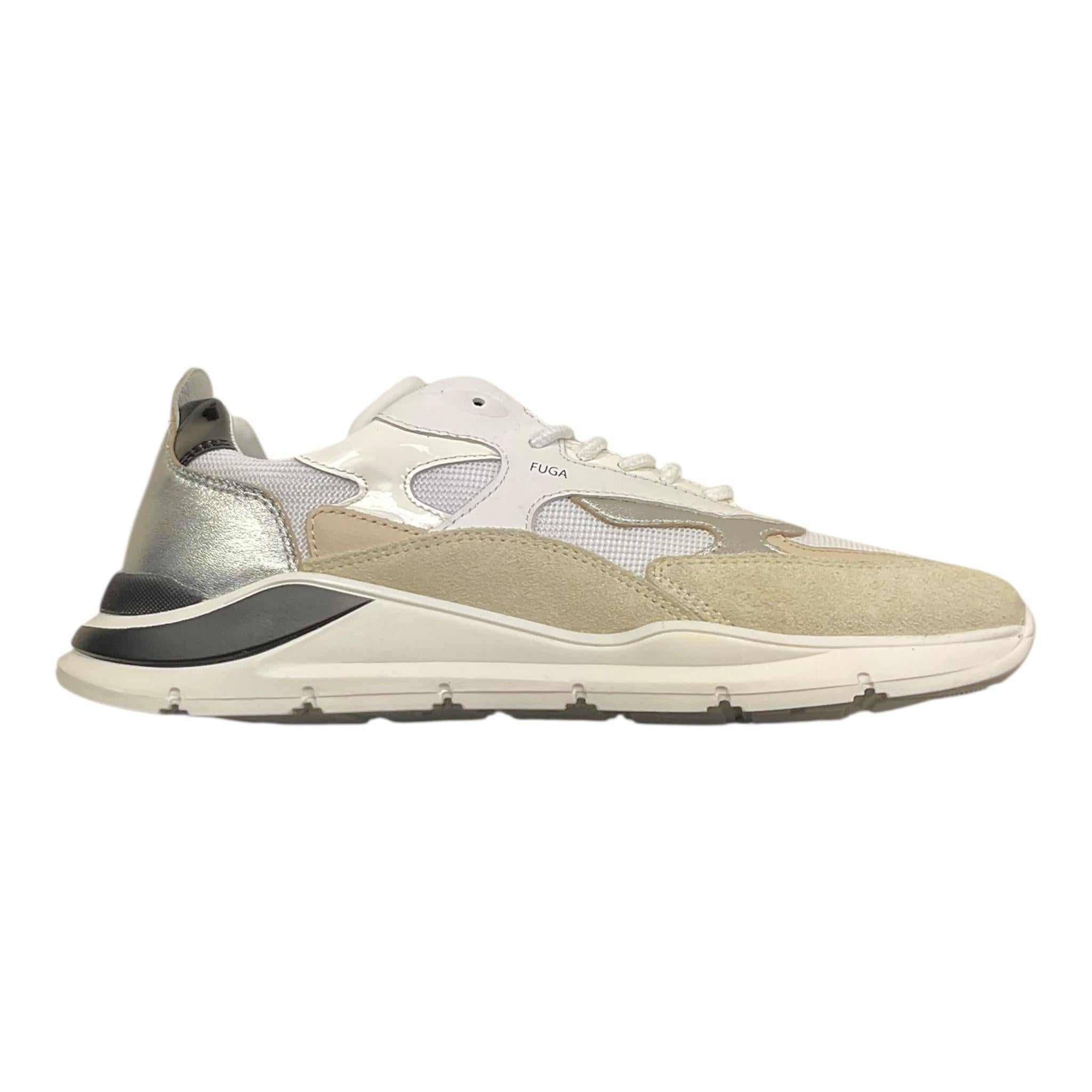 D.A.T.E. sneakers tinta unita con lacci  Bianco per Bambina FUGA BIANCO D.A.T.E. 