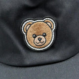 Moschino Cappello Modello Berretto Tinta Unita con Stampa per Bambino HPX002 NERO MOSCHINO 