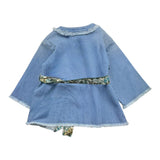 Zhoe &amp; Tobiah Solid Color Denim Kimono Light Blue For Girls
