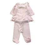 LALALU' completo 2pz maglia-ghettina tinta unita Rosa per Neonata CPL06N ROSA LALALU' 